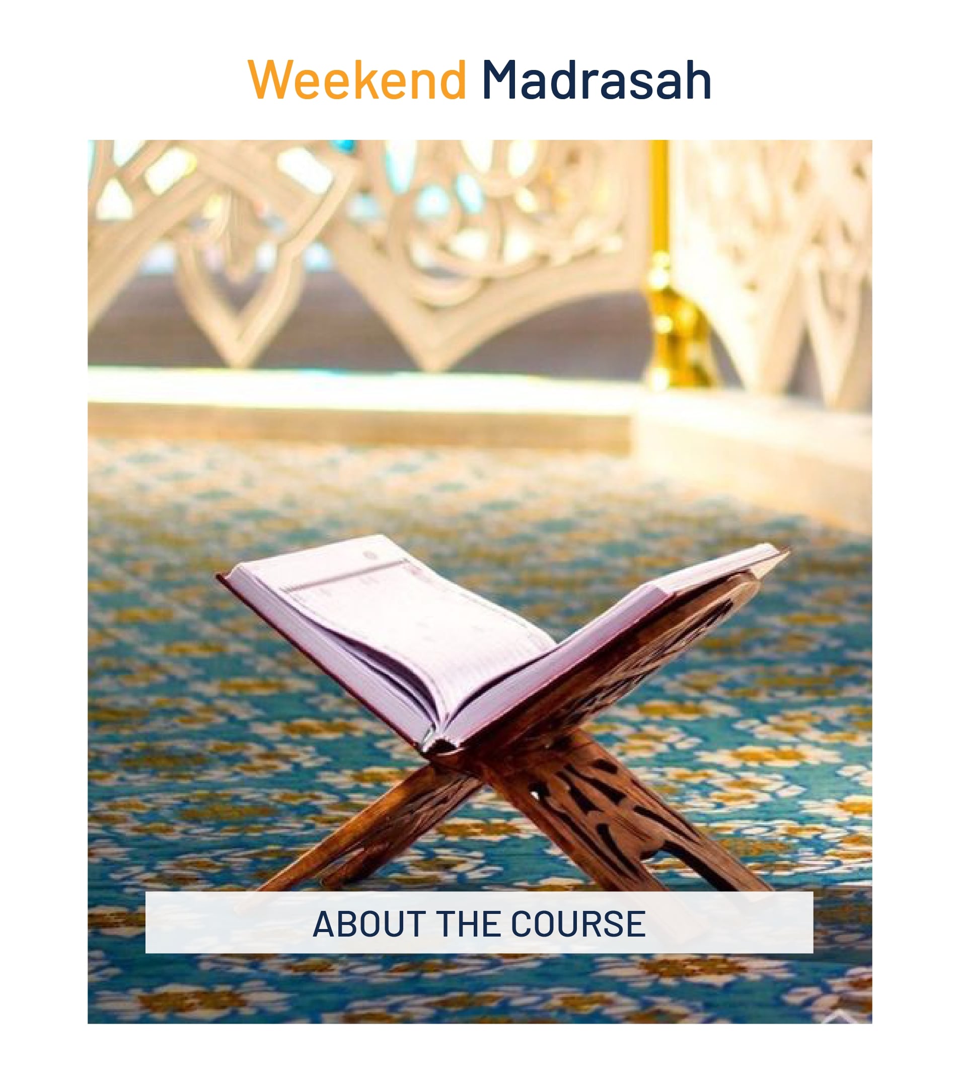 Weekend Madrasah